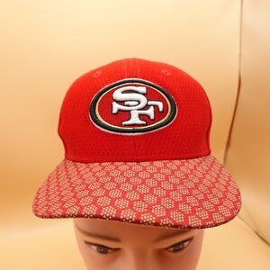 San Francisco 49ers Hat Cap Fitted Mens 6 3/8 Red NFL Football New Era